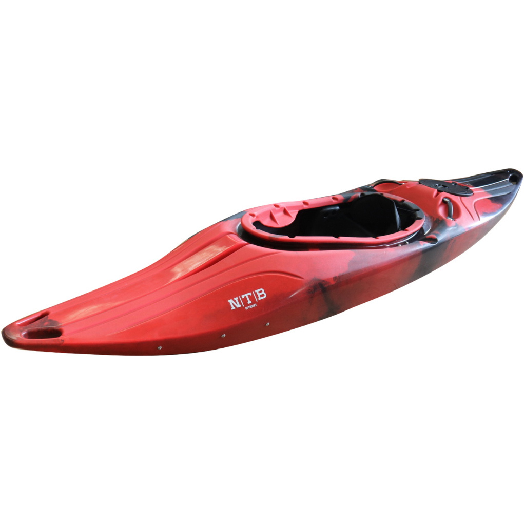 2026 NTB Outdoors Whitewater Sit In Kayak NTB-WHI-RED - Red / Black